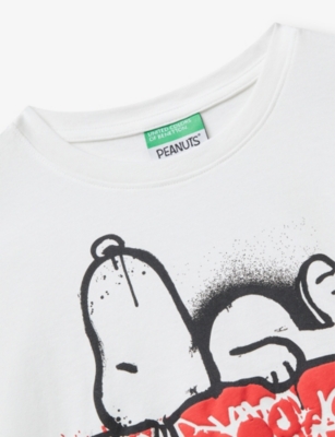 BENETTON: Snoopy Graphic-Print Cotton T-Shirt 6-14 Years