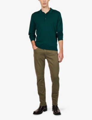 VINGT QUATRE: Craig Tapered-Fit Stretch-Denim Jeans