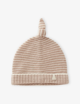 BENETTON: Striped Knitted Hat 1-12 Months