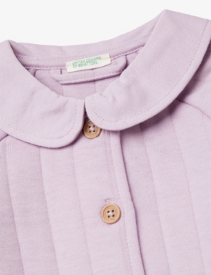 BENETTON: Striped Cotton-Blend Cardigan 1-18 Months