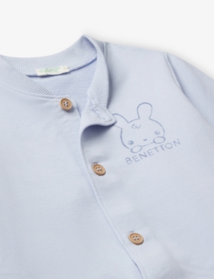 BENETTON: Bunny-Print Stretch-Cotton Tracksuit 1-18 Months