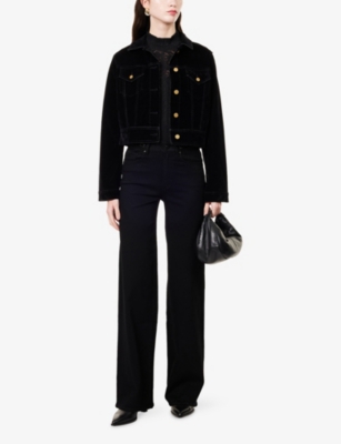 PAIGE: Chantal Velvet Modal-Blend Jacket