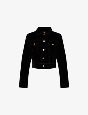 PAIGE: Chantal Velvet Modal-Blend Jacket