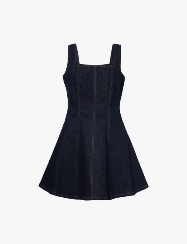 Perla Panelled Denim Mini Dress