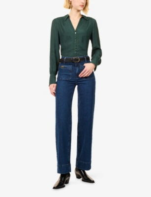 PAIGE: Camu Woven Shirt