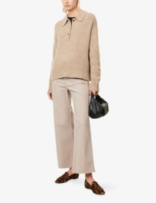 PAIGE: Ari Wide-Leg Cotton Trousers
