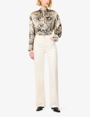 PAIGE: Aniv Sasha Straight-Leg Denim Jeans