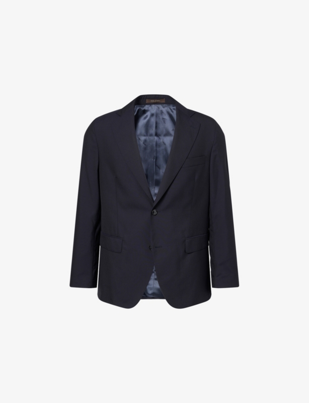 Fogerty Single-Breasted Wool-Blend Blazer