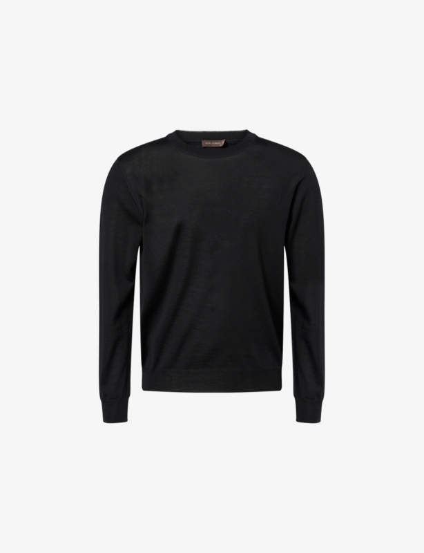 Miguel Round-Neck Wool Jumper