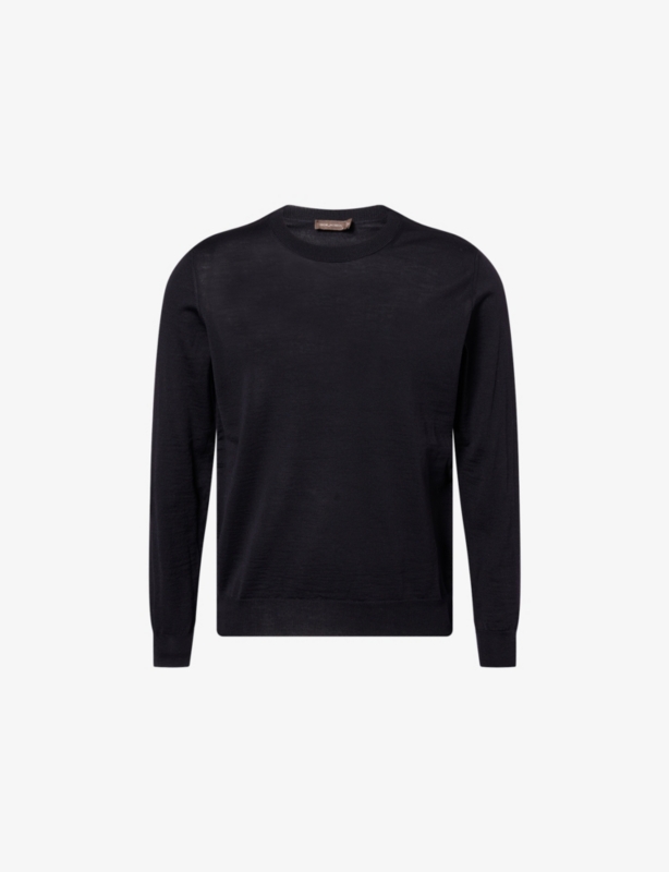 Miguel Round-Neck Wool Jumper
