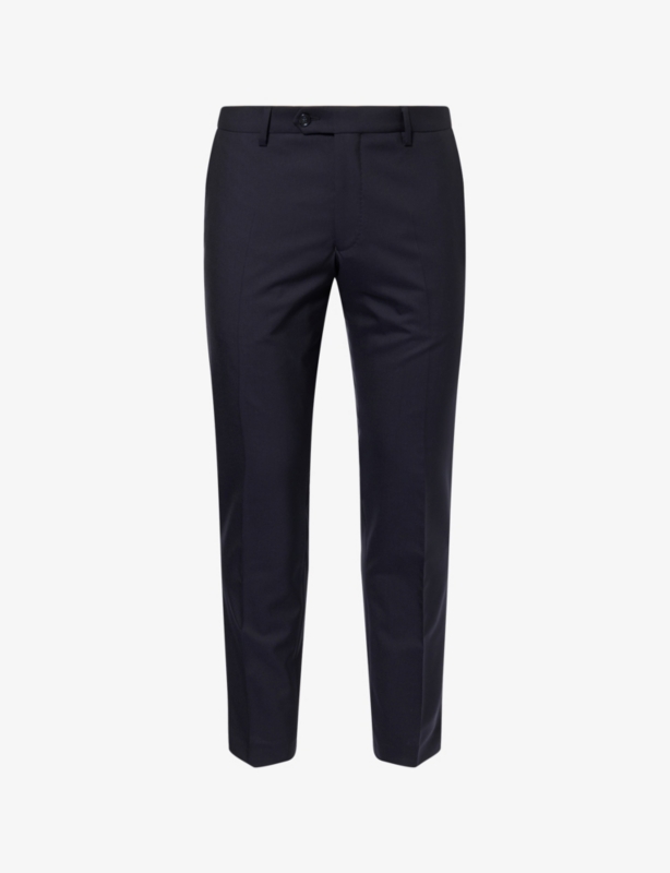 Diego Regular-Fit Microstructure Wool Trousers