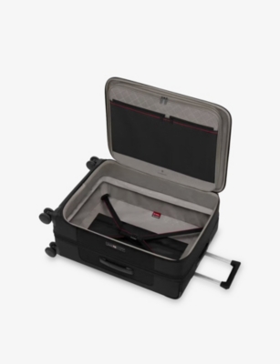 Victorinox Black Werks Traveler 7.0 Medium Double 4-wheel Expandable Suitcase 69cm In Black