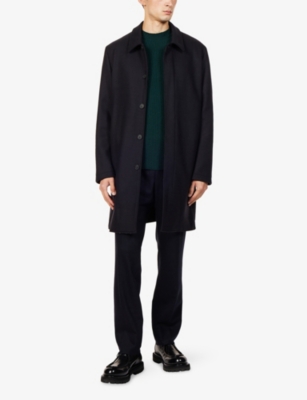 JOHN SMEDLEY: Crewneck Knitted Cashmere And Wool Jumper