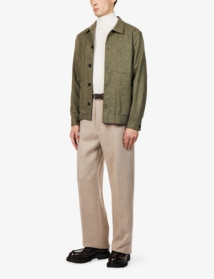 JOHN SMEDLEY: Roll-Neck Merino-Wool Jumper