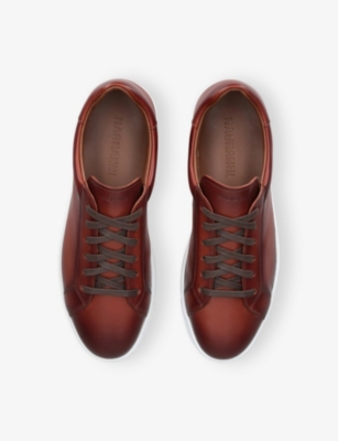 Magnanni Leather Low-top Sneakers In Multi