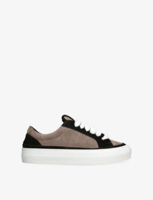 NUMERIS: Athena Skate Suede Trainers