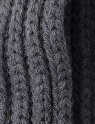 Prada Wool Scarf In Gray