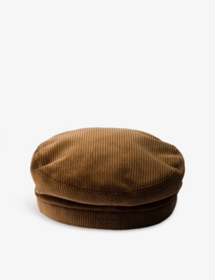 PRADA: Newsboy Cotton Corduroy Cap