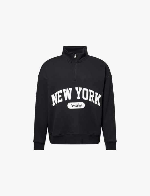 New York Arch High-Neck Cotton-Jersey Sweatshirt
