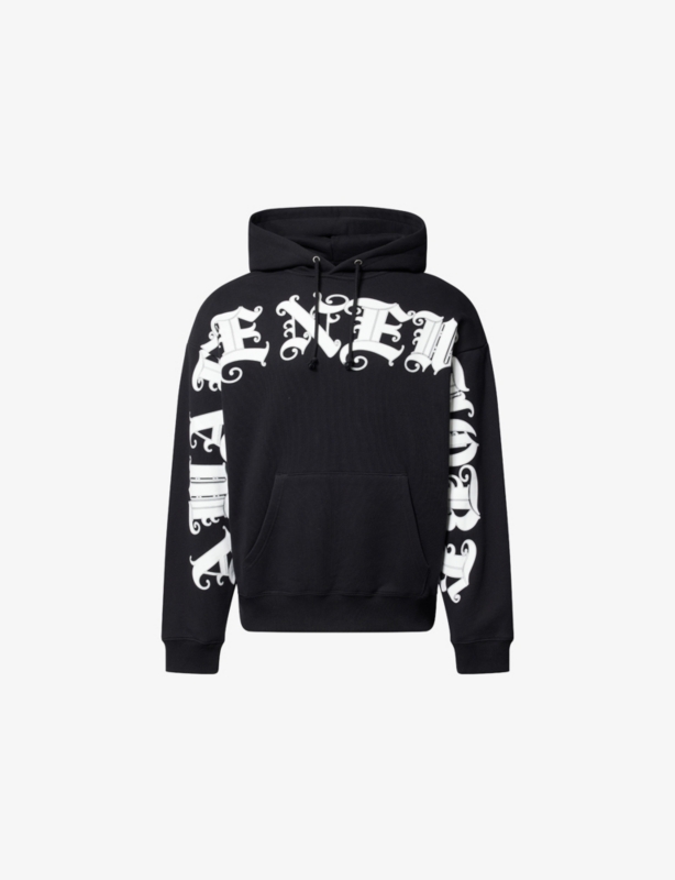 Old English Relaxed-Fit Cotton-Jersey Hoodie