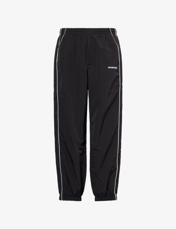 Logo-Embroidered Relaxed-Fit Shell Track Pants