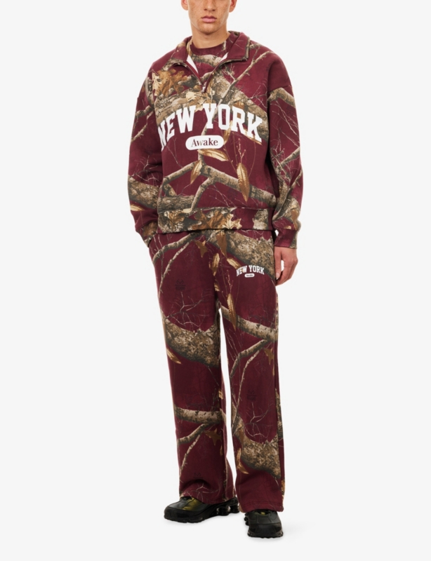 Arch Graphic-Print Cotton-Jersey Joggers