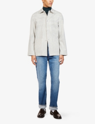 Neuw Mens  Ray Straight-leg Denim Jeans In Blue