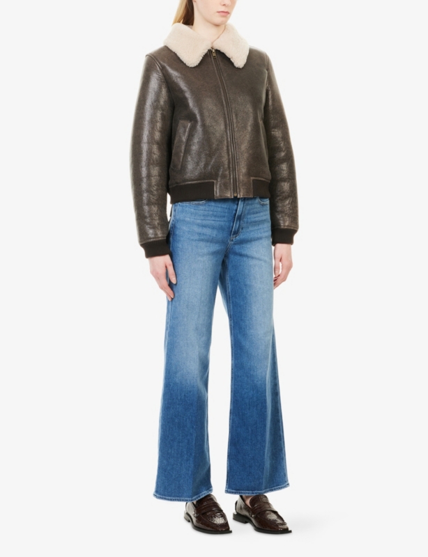 Anessa 31in Wide-Leg Denim Jeans