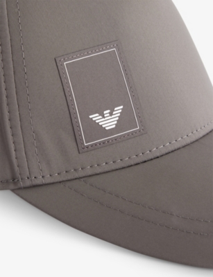 EMPORIO ARMANI: Logo-Patch Woven Baseball Cap