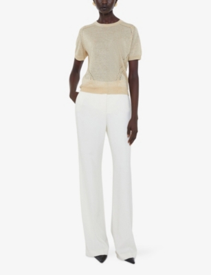 JOSEPH: Lille Short-Sleeved Knitted Top