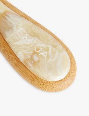 Emi Jay Chantilly Flat Acetate Hairbrush In White