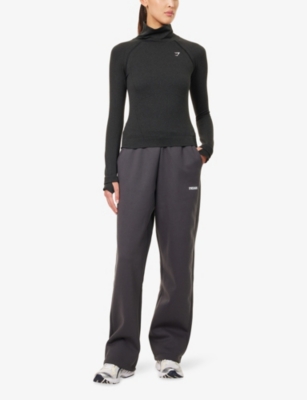 Gymshark Womens  Vital Warm Long-sleeve Training Top In Black