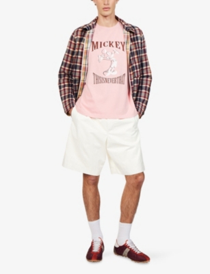 THISISNEVERTHAT: thisisneverthat x Disney Open Arms Mickey Printed Cotton T-Shirt