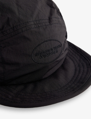 Thisisneverthat Mens Black Earflap Duckbill Shell Cap In Black