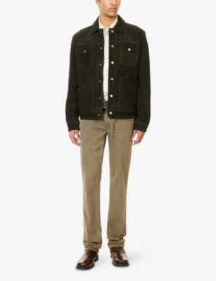 Paige Mens  Federal Slim-fit Stretch-denim Blend Jeans