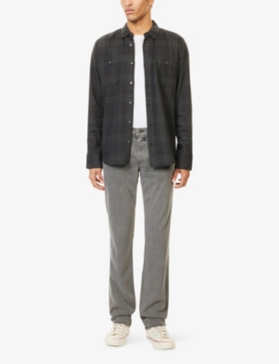 Paige Everett Plaid Shirt In Blue