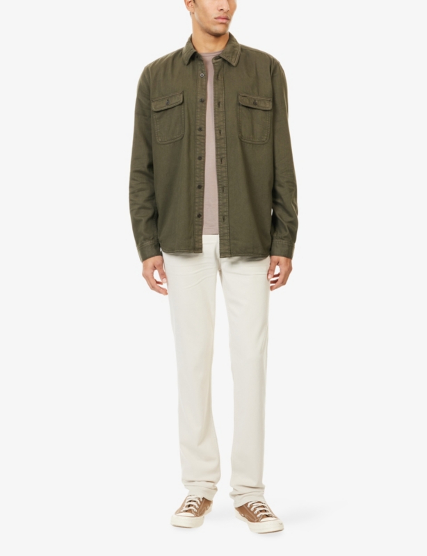 Martin Long-Sleeve Cotton Blend Shirt