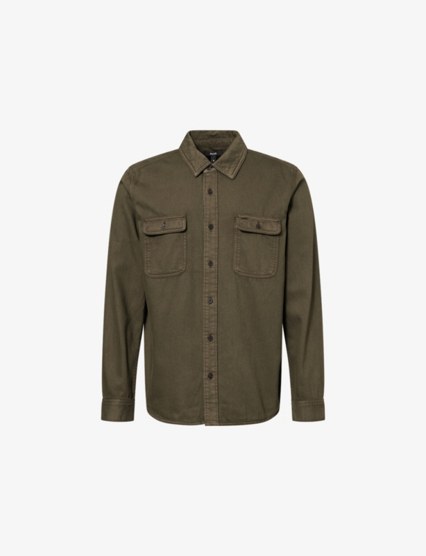 Martin Long-Sleeve Cotton Blend Shirt