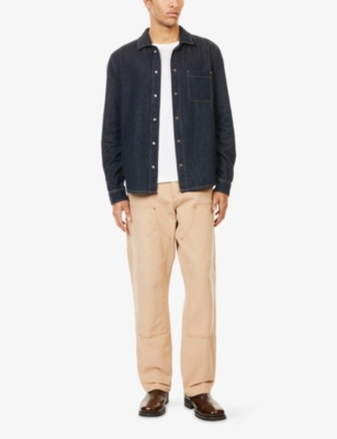 PAIGE: Darindo  Long-Sleeve Cotton-Linen Shirt