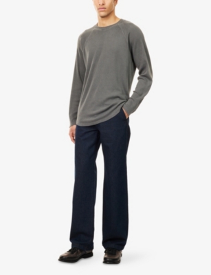 PAIGE: Davies Waffle Cotton Blend Top