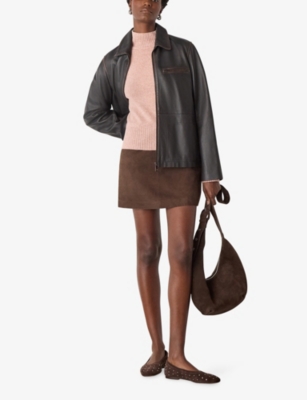 WHISTLES: Funnel-Neck Knitted Wool Jumper