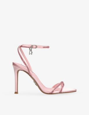 Steve Madden: Juniper-R Satin Heeled Sandals