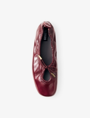 ALOHAS: Rosalind Patent-Leather Ballet Flats