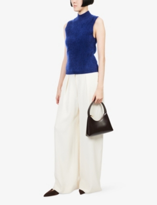 ME AND EM: Brushed High-Neck Cashmere Vest