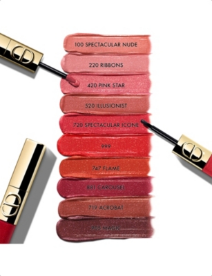 Dior 747 Flame Rouge  Limited Edition Sequin Liquid Duo