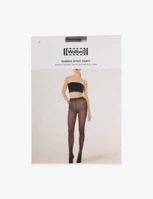 WOLFORD ITALIA S.R.L.: 25-Denier Shimmer Stretch-Woven Tights