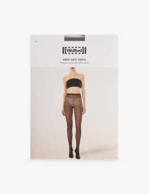 WOLFORD ITALIA S.R.L.: 20-Denier Sweet Dots Stretch-Woven Tights