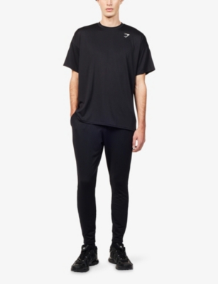 Gymshark Mens Arrival Oversized Jersey T-shirt Gs Black In Black