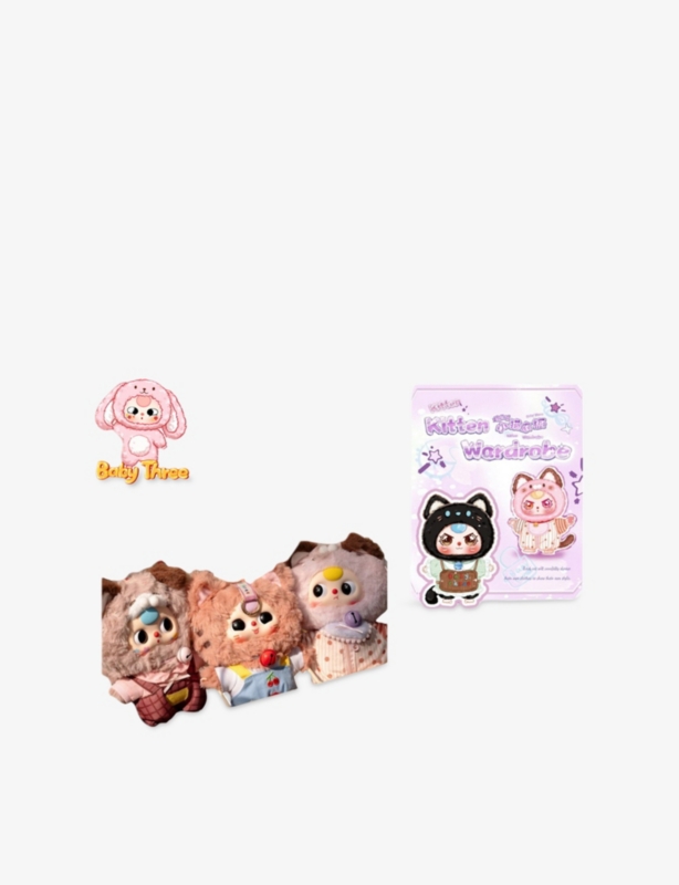 Kitten Wardrobe Mystery Soft Toy Blind Box 22cm