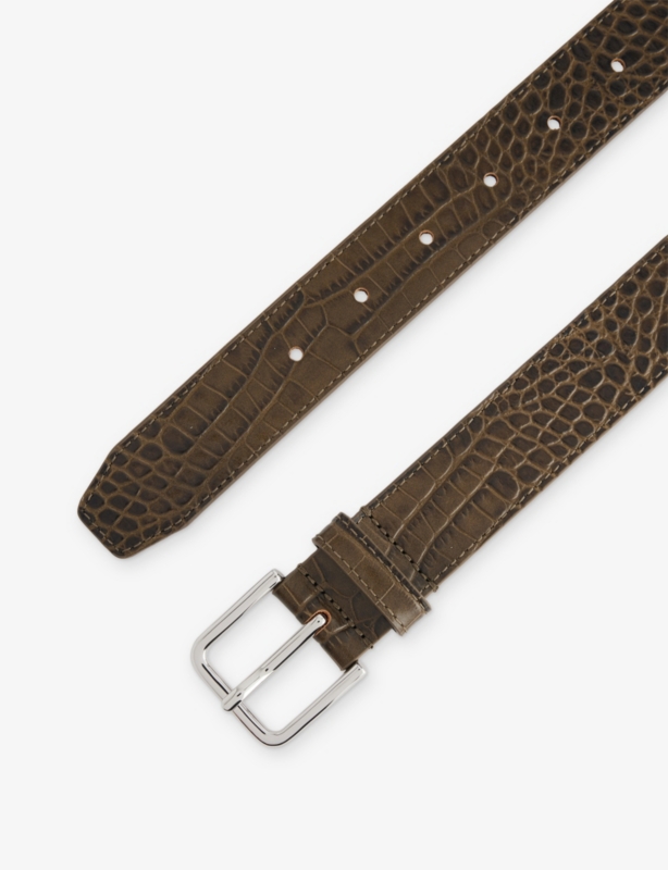 Toni Croc-Patent Leather Belt